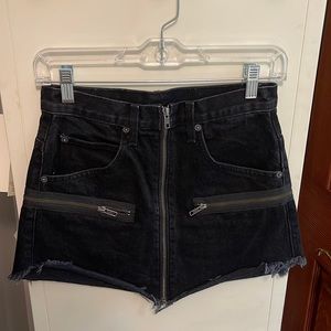 Size 25 black carmar skirt